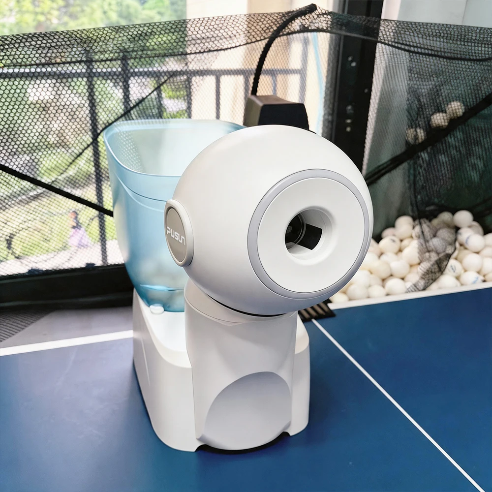 SMARTTennis Machine Automatic Ball Launcher With APP Control Desktop Table Tennis Training Robot For Coach Home Court