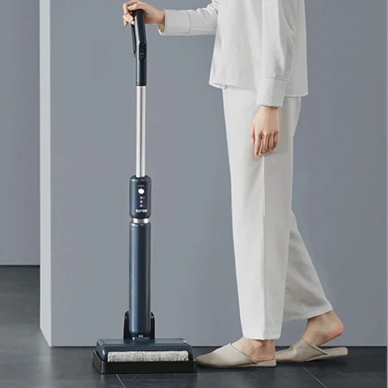 Floor Washing Machine Household Wireless Self-Cleaning Light Tone Hand Push Type Large Suction Automatic Mop and Suction Machine