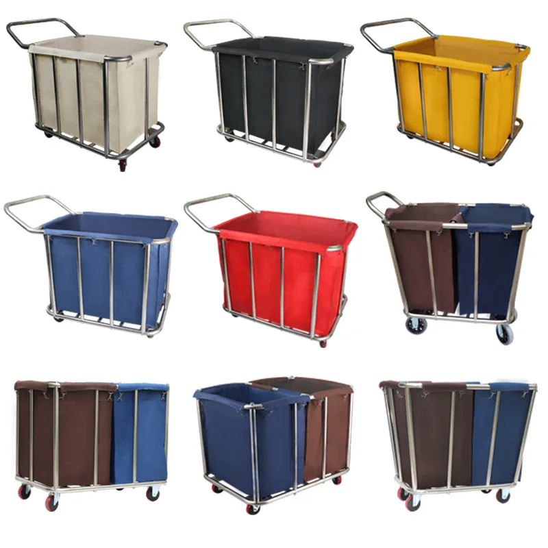 

Льняная тележка для гостиничных номеров, тканевая сумка для отеля, отеля, утолщенная коллекция сервисных тележек, тканевая сумка для гаража, хранения