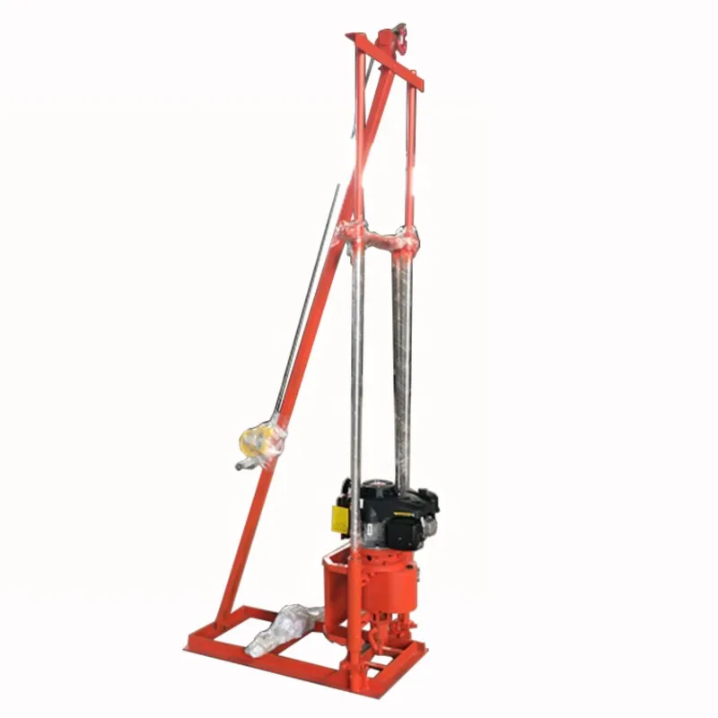 Full Hydraulic Light Core Drill Portable Vertical Sampling Rig 4.5kw Electric Water Well Drilling Rig