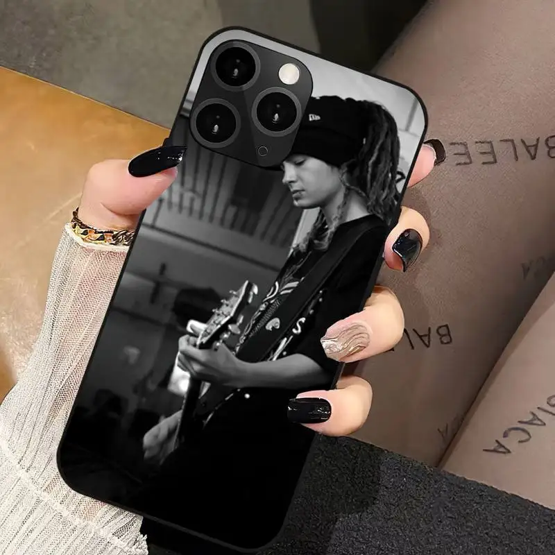 Singer Bill Tom Kaulitz Tokio Hotel Phone Case For iPhone 11 12 Mini 13 14 15 PRO XS MAX X XR 8  Plus Shell