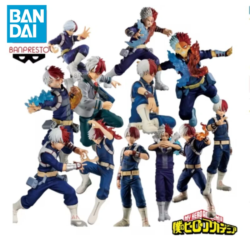 

In Stock Original Bandai Banpresto My Hero Academia Todoroki Shoto Anime Figure | Collectible Model Toy Birthday Gift