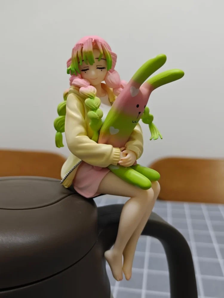 Nessuna scatola originale giapponese Anime Pigiama Serie Kamado Nezuko/Kamado Tanjirou/Uzui Tengen Action Figure in PVC Decorazione della stanza Regalo