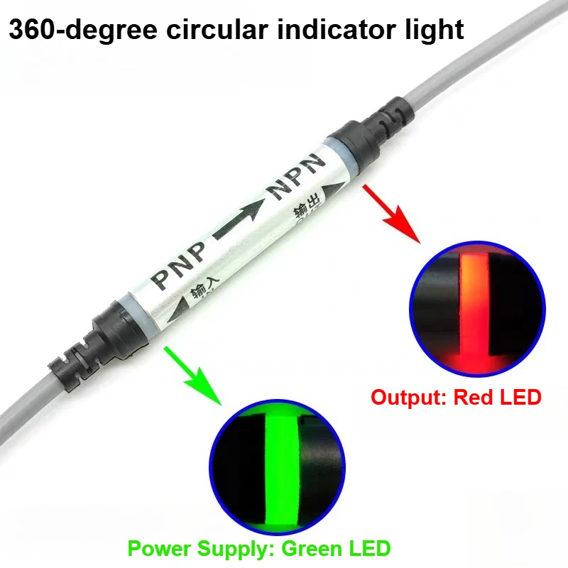 1pc Connector Sensor high level low level converter PLC signal PNP to NPN proximity photoelectric switch NPN to PNP