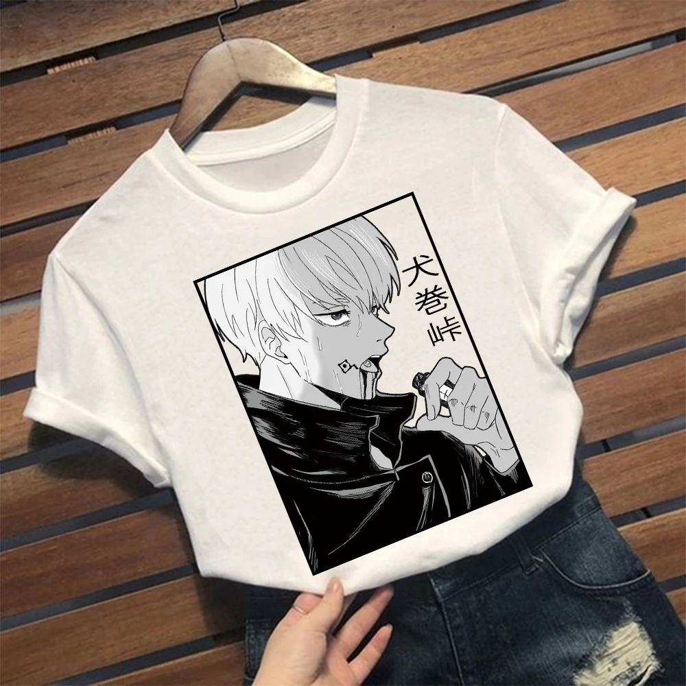 Anime Jujutsu Kaisen Satoru Gojo Printed Plus Size Tshirt Men Women Hot Manga T-shirts Harajuku Comfortable Unisex T Shirt