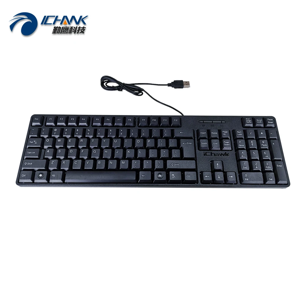 iChawk 104-key USB Port Mechanical Wired Keyboard Suitable For Office Desktop Notebook All-In-One Computers