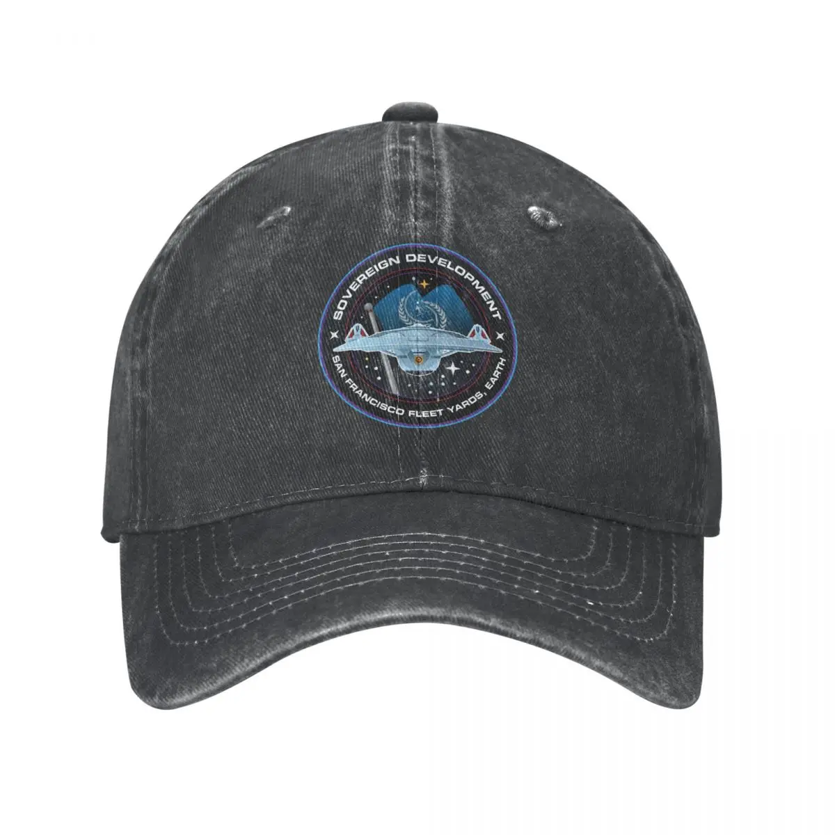 

Star Treks Unisex Style Baseball Caps Space Exploration Distressed Washed Hats Cap Vintage Outdoor Activities Snapback Hat