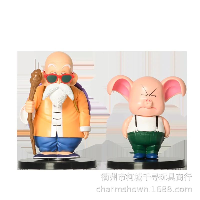 Dragon Ball Figure Son Goku Krillin Anime Figure Kawaii Cute Child Figurine Pvc Statue Doll Collection decorazione giocattoli regalo