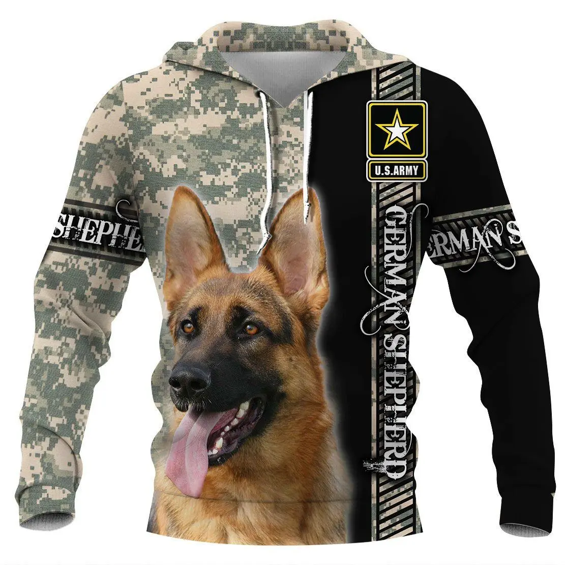 German shepherd/Beagle/Malinois 3D Printed Hoodies Women For Men Pullovers Street Tracksuit Love Dog Gift