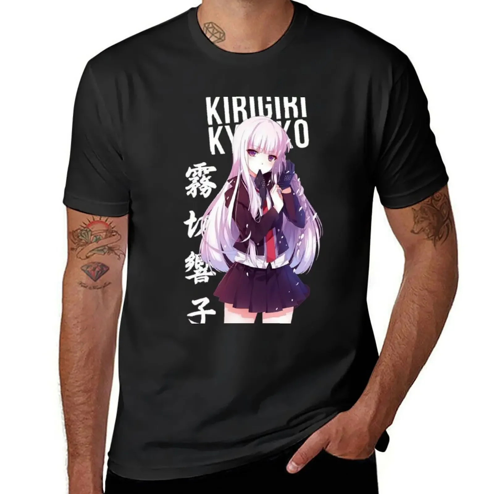 

Kyoko Kirigiri T-Shirt vintage t shirts football t shirt blue archive men tshirt