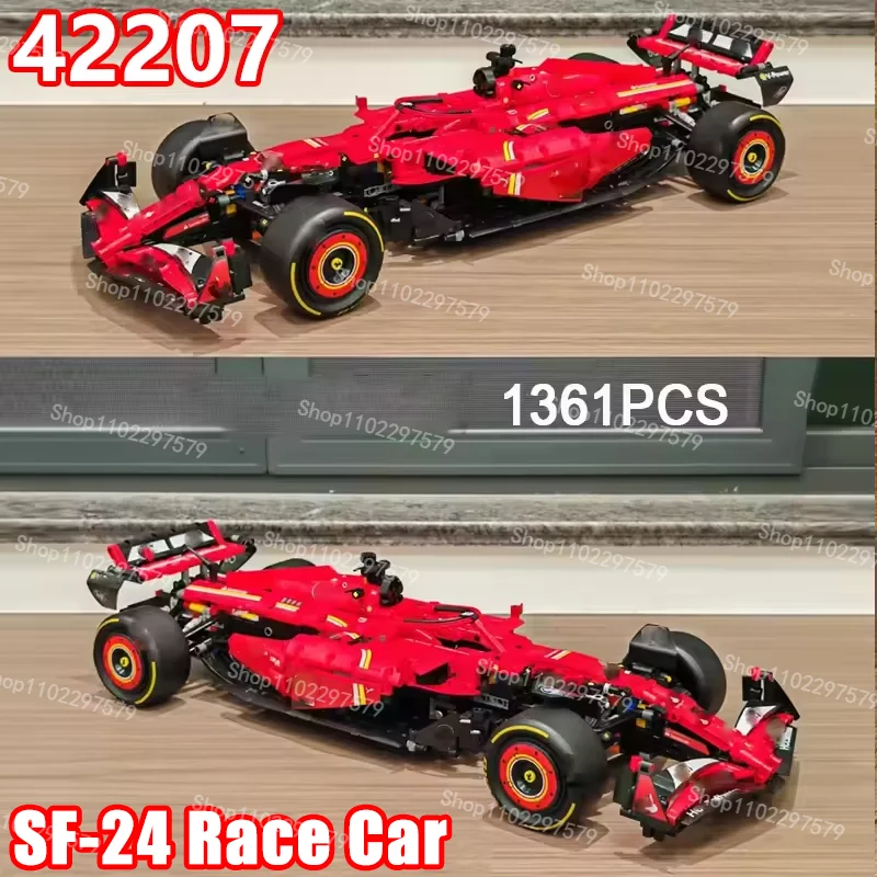 Technology 1361/1639PCS Speed Champions SF-24 RB20 Race Cars Detailed Build Model Car MOC Display Vehicle Collection Decor Gifts