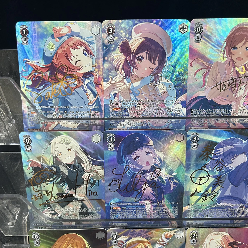 لتقوم بها بنفسك 12 قطعة/المجموعة أنيمي لعبة مدرسة المعبود ماستر Hanami Ume Gim/W124-037Sp SP Gim/W124-068SP SP فلاش احباط بطاقة دمى هدايا