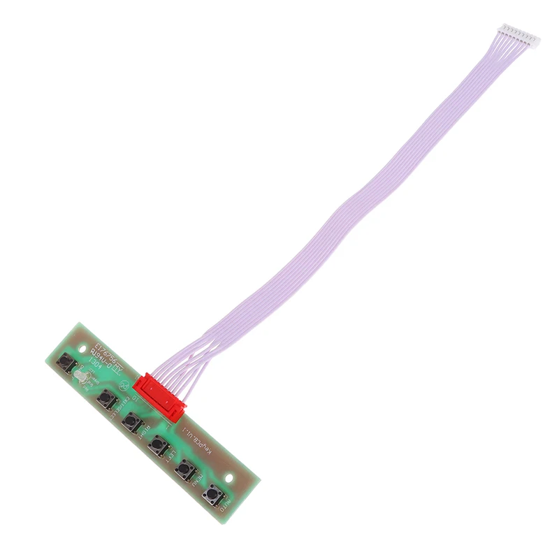 New 1pc 6 Keys Button Keyboard Plate Monitor Plug-in Driver Board Motherboard Control Board For Industrial Equipment