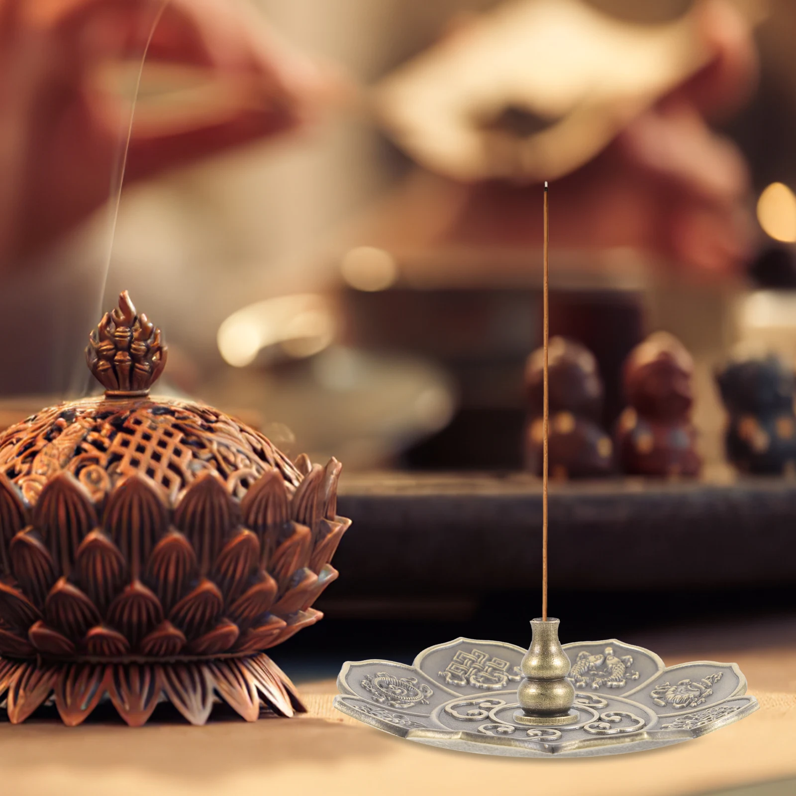 

1 Set Vintage Incense Holder for Stick Desktop Incense Stick Burner Holder Incense Ash Holder for Spa