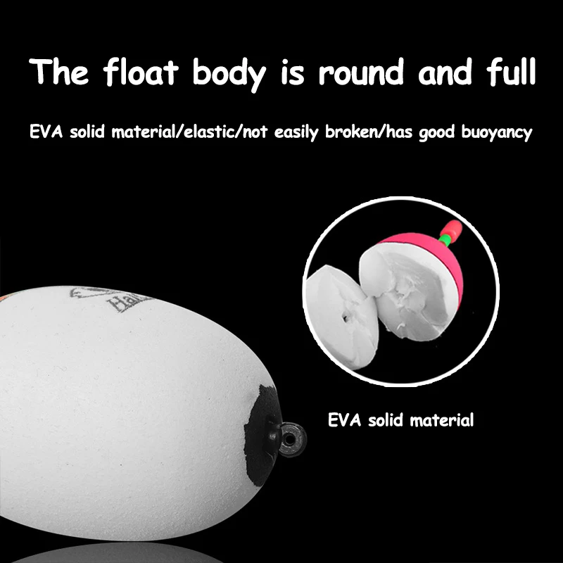 1pc Buoyancy EVA Foam Wave Floating Pole Floating Can Be Inserted Into The Luminous Sea Fishing Buoy