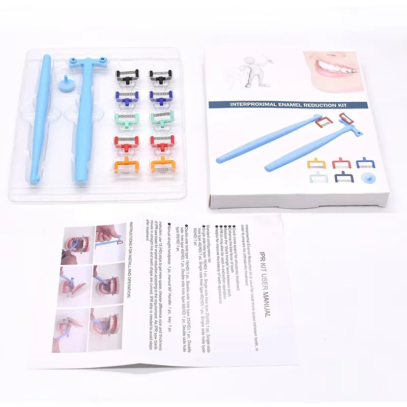 Lab Orthodontics Polishing Kit Tool IPR Reciprocating System Lab Interproximal Etching Kit Tool.