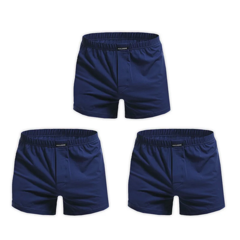 

3 шт., брюки со стрелками, мужское нижнее белье, мужские боксеры, пижамные штаны, удобные для кожи свободные домашние шорты