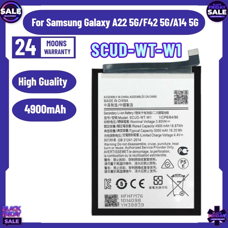 New 4900Mah SCUD-WT…