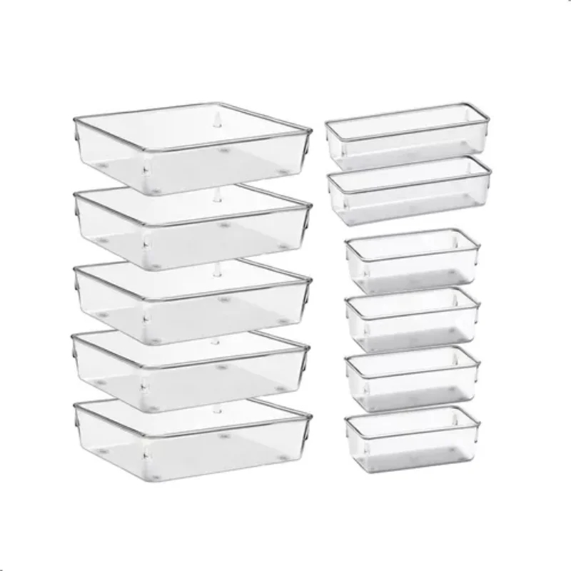 11 Organizer Multipurpose Modular Drawers Acrylic Quad G Makeup Door Makeup