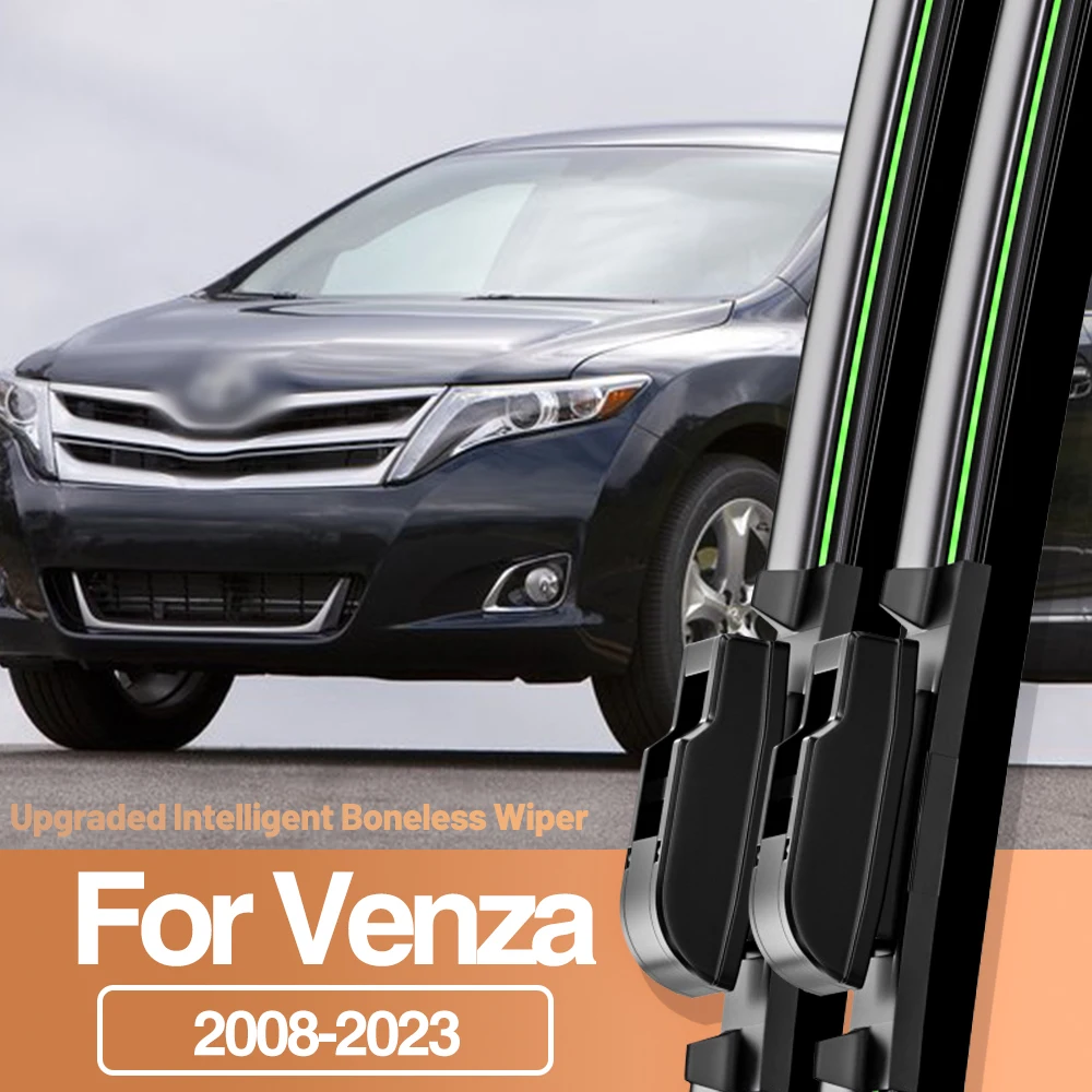 

2pcs For Toyota Venza 2008-2023 Front Windshield Wiper Blades Windscreen Window Accessories 2009 2010 2011 2013 2015 2019 2020