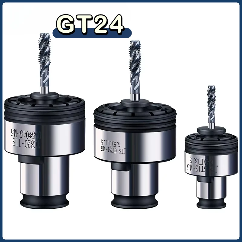 

GT24 Tapping Collet Chuck M2 M3 M8 M10 M12 M14 M16 M18-M36 Tapping Chuck Telescopic Tool Holder ISO DIN JIS Overload