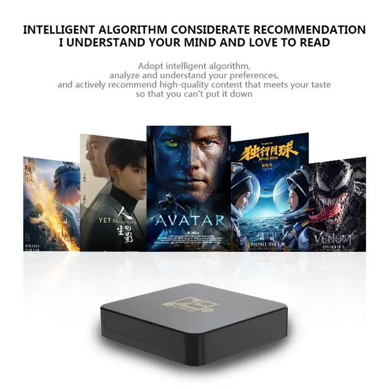 New Mini Smart TV Box Android 10.0 Amlogic S905 Quad Core 2.4G WIFI 4K Set Top Box Media Player H.265 Home Theater US/EU/UK