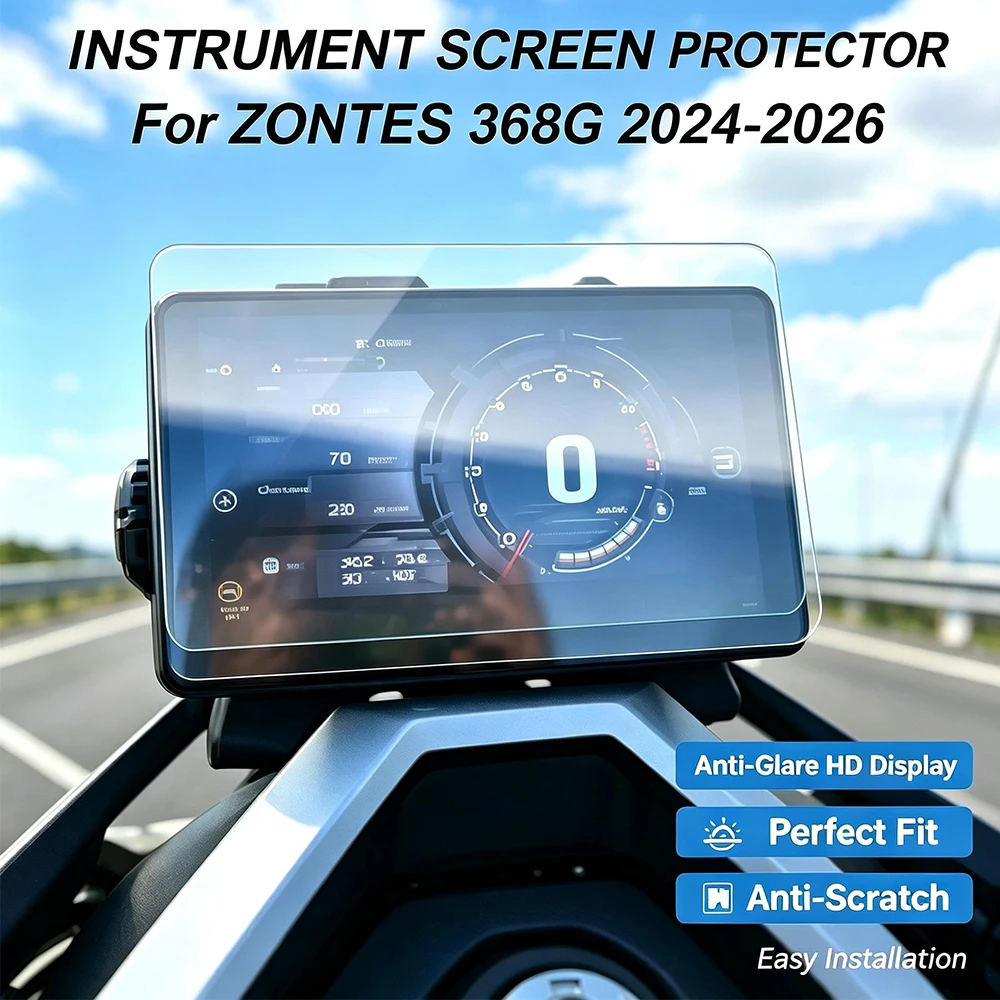 Motorcycle For ZONTES 368G 368G 368 G ZT368G 2024-2026 TFT Display Screen Protector Instrument Film Accessories