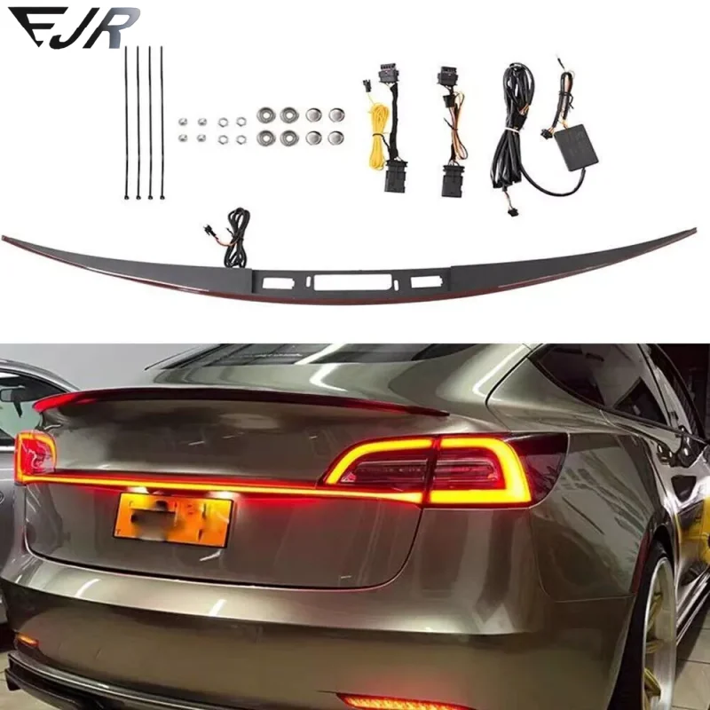 

Для Tesla Model Y Through Taillight Model 3, динамическая Задняя лента, обновление и модификация, украшение