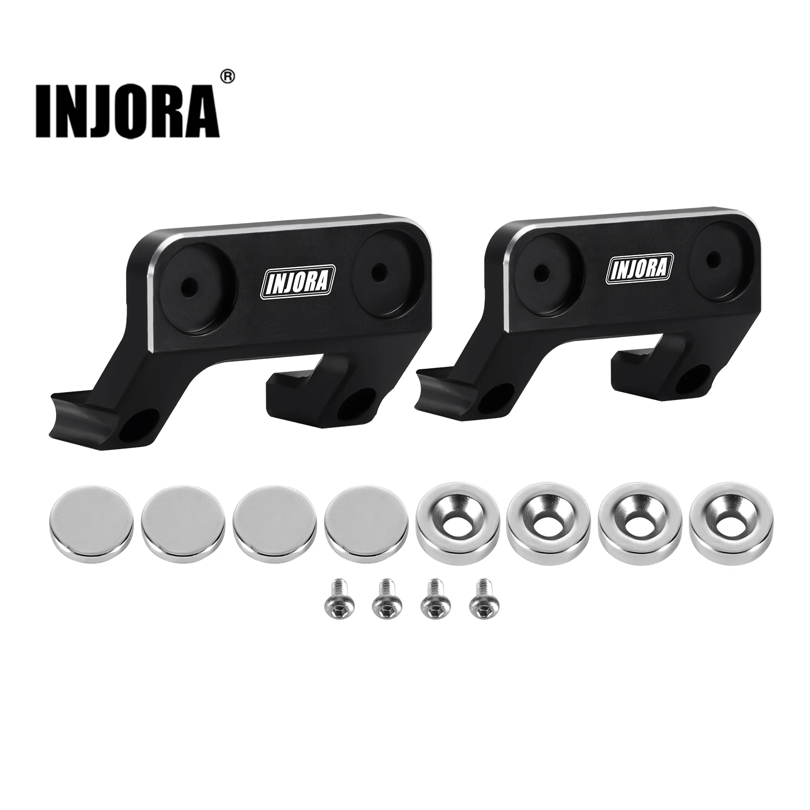 INJORA Magnetic Body Mount Invisible Body Post for 1/18 RC Crawler FMS FCX18 LC80 Upgrade