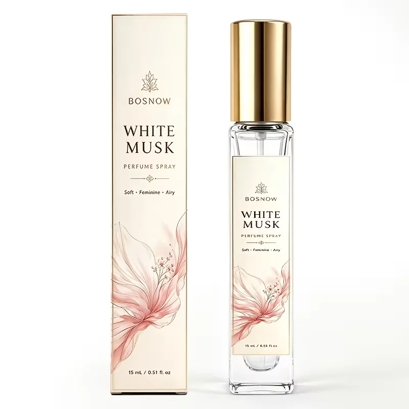 15ml Weißer Moschus Damen-Eau de Toilette, Kompakte Hochwertige Glas-Sprühflasche, Damenduft, Frisch und Rein, Nicht Süß, aber mit einem Leichten Duft, Geeignet für den täglichen Gebrauch, Arbeit, Fitness und Shopping, Auch Perfekt als Geschenk für einen besonderen Menschen im Urlaub. – Detail 6