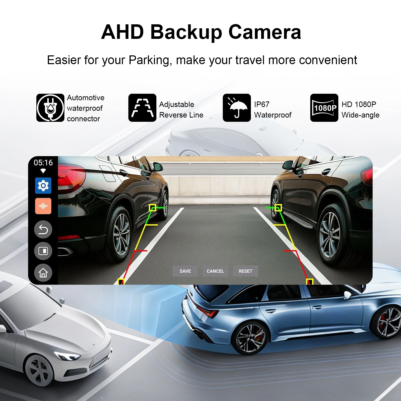 Ezonetronics 11.6'' Touchscreen Portable Screen with Wireless CarPlay Android Auto Pre-load Online Video and Audio Apps