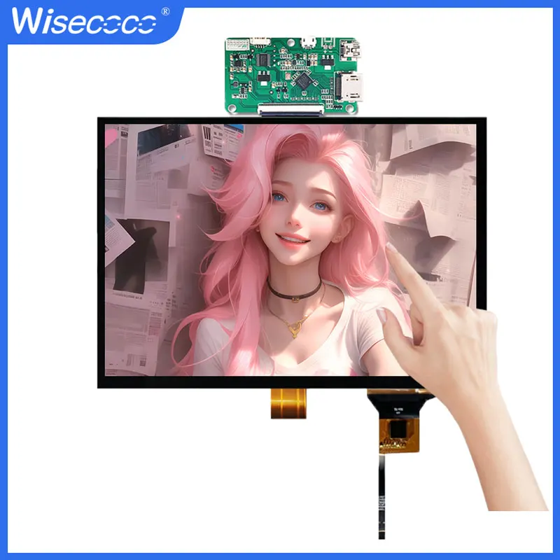 Wisecoco-タブレットパッド用静電容量式タッチパネル,8.9インチ,2k ips LCDディスプレイ,2560x1600,tft lcd 16:10, 60hz,usb cドライバーボード