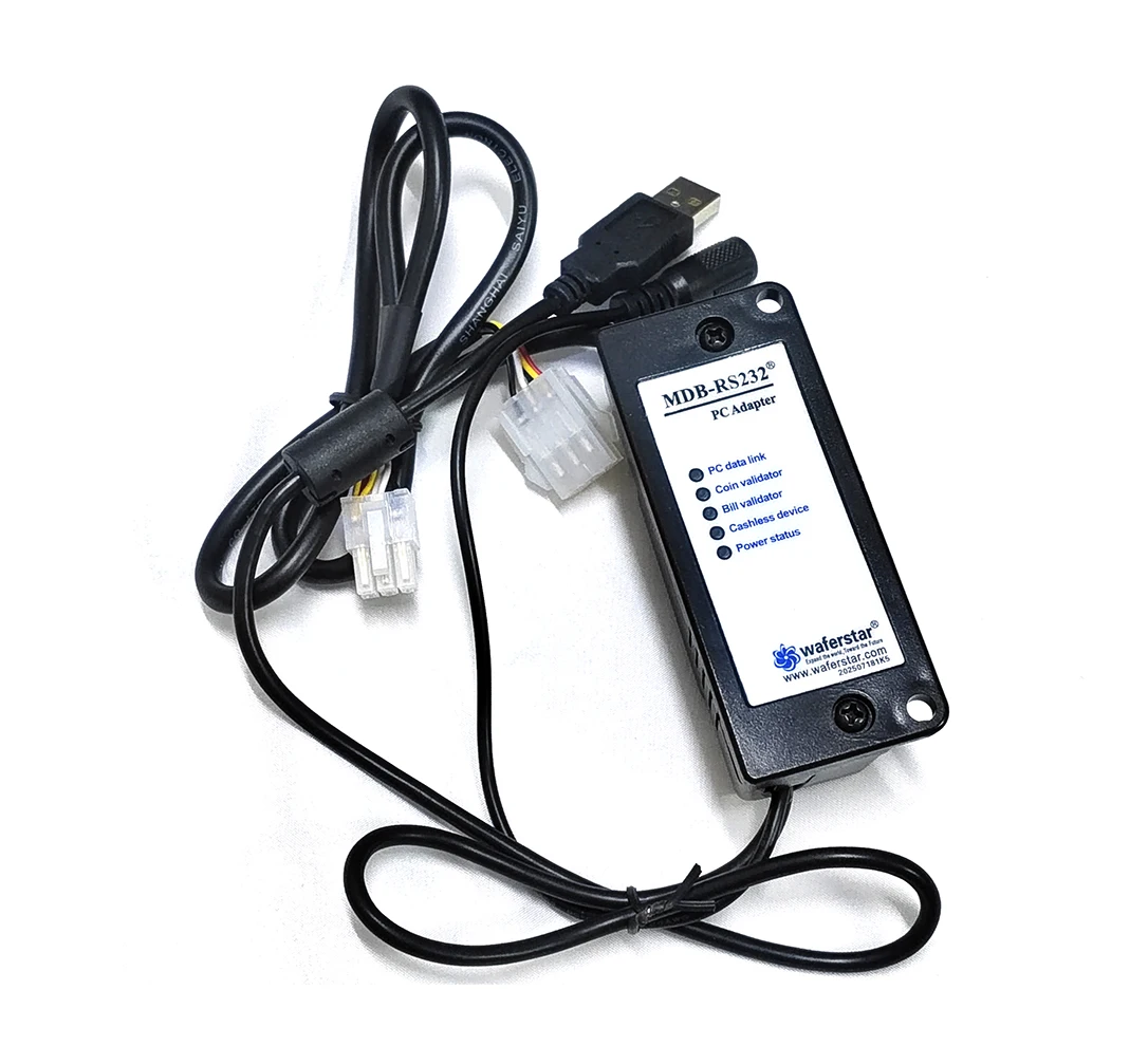 USB Version MDB-RS232 device to convert the MDB coin validator data to PC RS232 for Vending machine