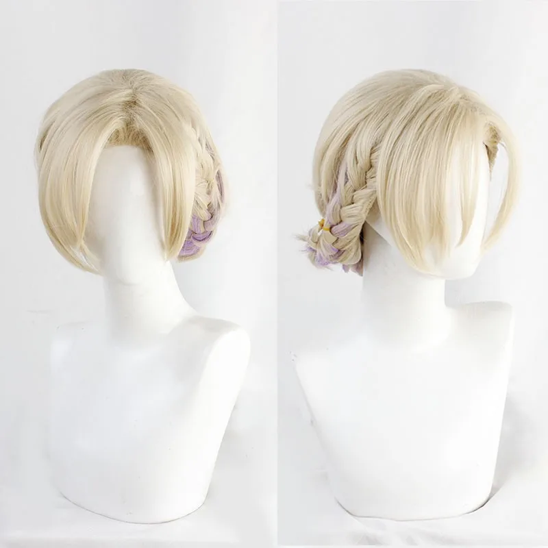 

Twisted Wonderland Vil Schoenheit Mermaid Cosplay Wig Anime Game Roleplay Party Costume Prop Synthetic Hair Heat Resistant Fiber