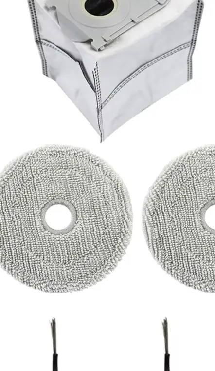 

1 Set For Ecovacs Vacuum Cleaner Set Mop Cloth + Dust Bag + Side Brush Set For Ecovacs For DEEBOOT MINI Vacuum Cleaner