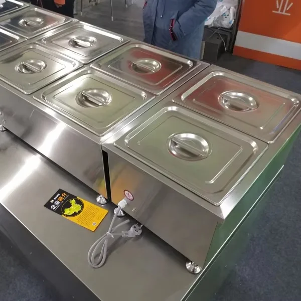 T Series Commercial Kitchen Food Warmer Display Counter Equipment Electric Bain Marie For Other Hotel And Restaurant Supplier