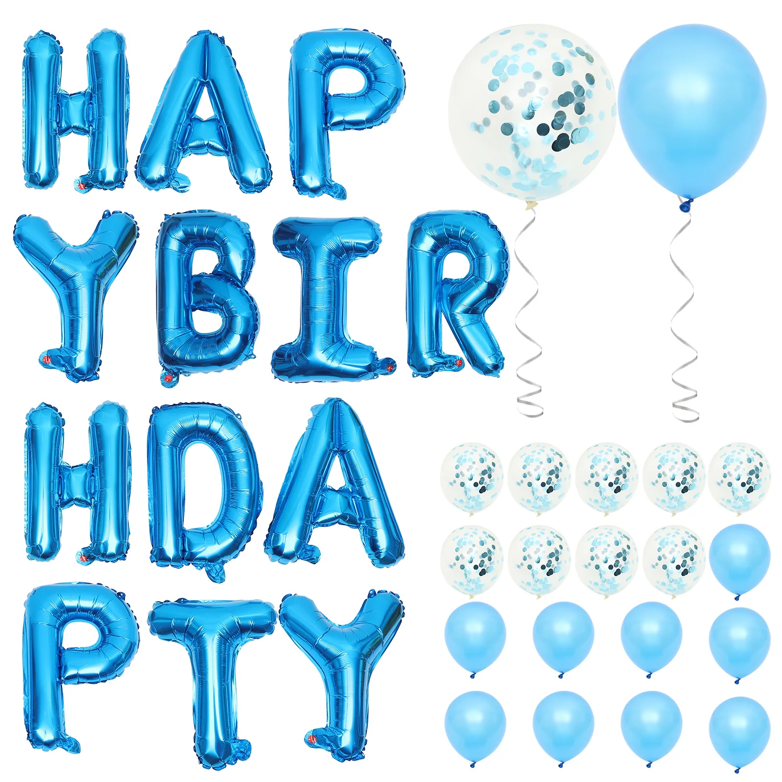 

1 Set Happy Birthday Balloons s Party Decorations Balloon Layout Set Festival Party Supplies Birthday Decoration Balloon Kit