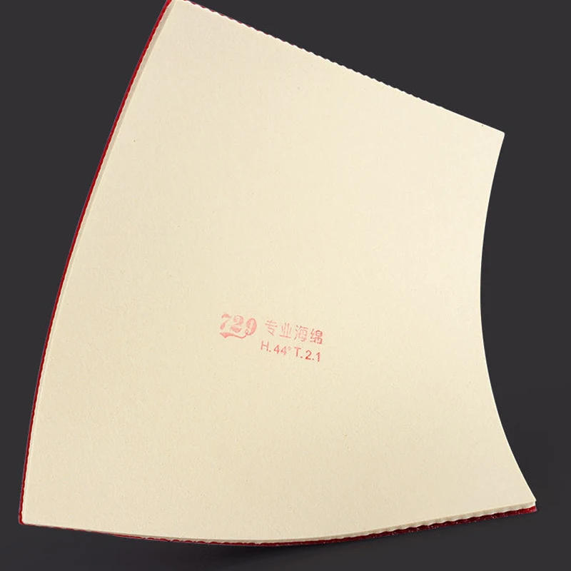 729 مواصفات مطاطية لتنس الطاولة في قناص التركيز المطاطي المقلوب الإسفنج الصلابة 42/44/45/47 ° مطاط بينج بونج المذاب وغير الممتص #5