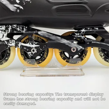 大人のための再利用可能な厚みのあるサポート、インラインスピードスケートシューズホルダー、U字型溝スタンド、ディスプレイラックサポート