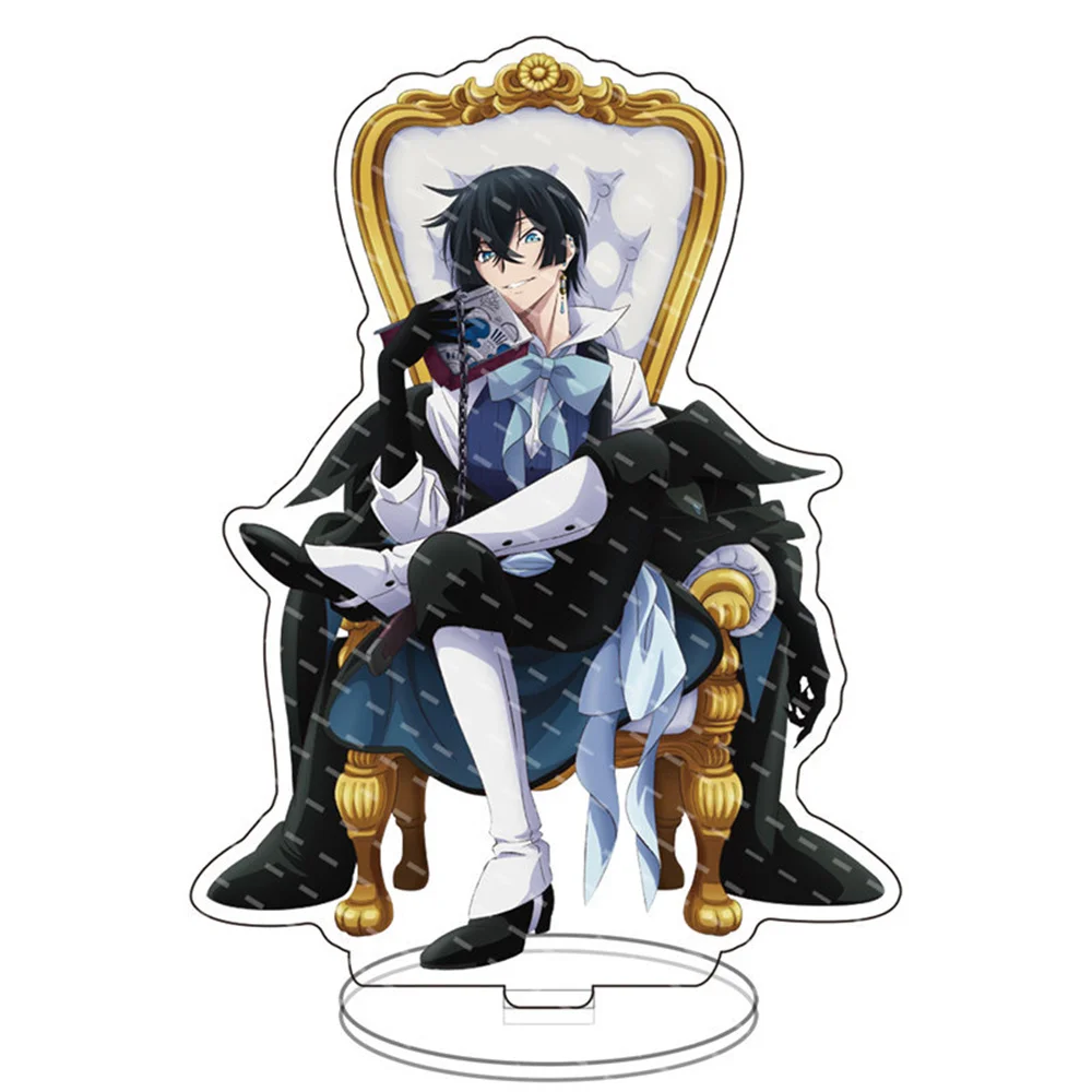 Anime The Case Study of Vanitas Vampire Stand Model Plate Toys Vanitas Jeanne Acrylic Standing Sign Holder Display Desktop Decor