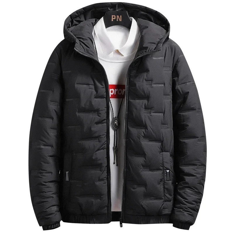 Winter Trendy Parkas Cotton-padded Coats Jacket Men Parkas Outdoor Hooded Coat Casual Windbreaker Thick Warm Coat Men Jacket