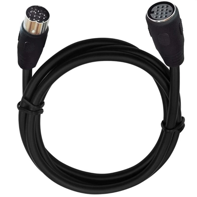 DIN 13 PIN Male to Male/Female Extension Converter Adapter Power Signal Cable for Beauty Devices and Stage Equipment