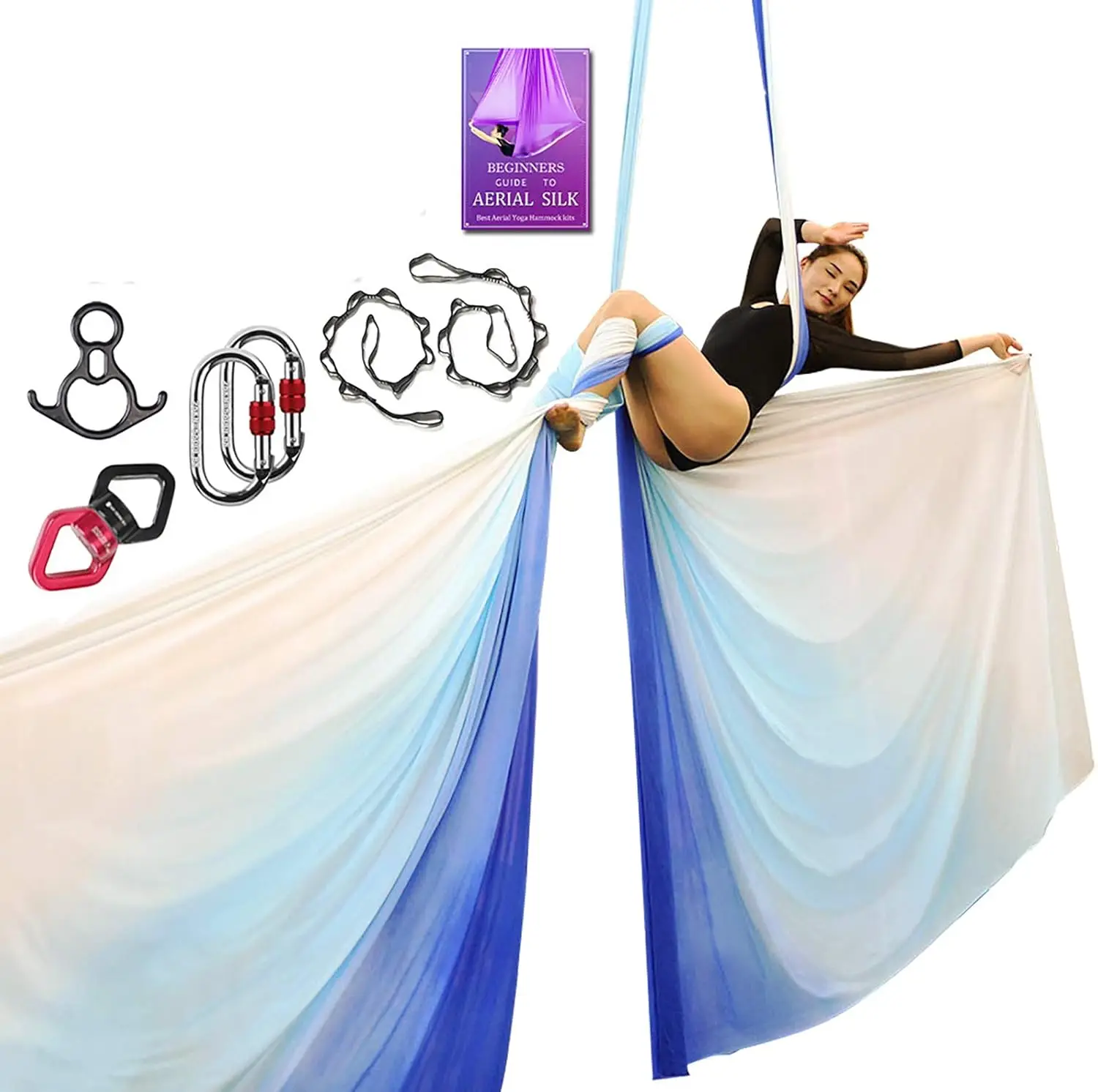 

Aerial Yoga,11 yards Aerial Yoga Hammock Swing for Aerial Acrobatic