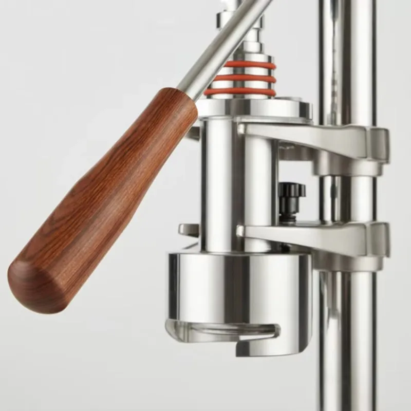 Stainless Steel Hydraulic Anti-Vibration Extraction Coffee Machine With Pressure Gauge Visual Coffee Tools Coffee Machine