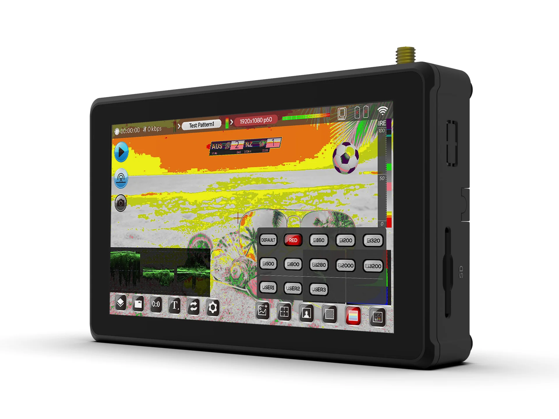 Movmagic X5 Professional Multi Camera Productions Live Streaming Video Switcher With High Brightness Touch Screen