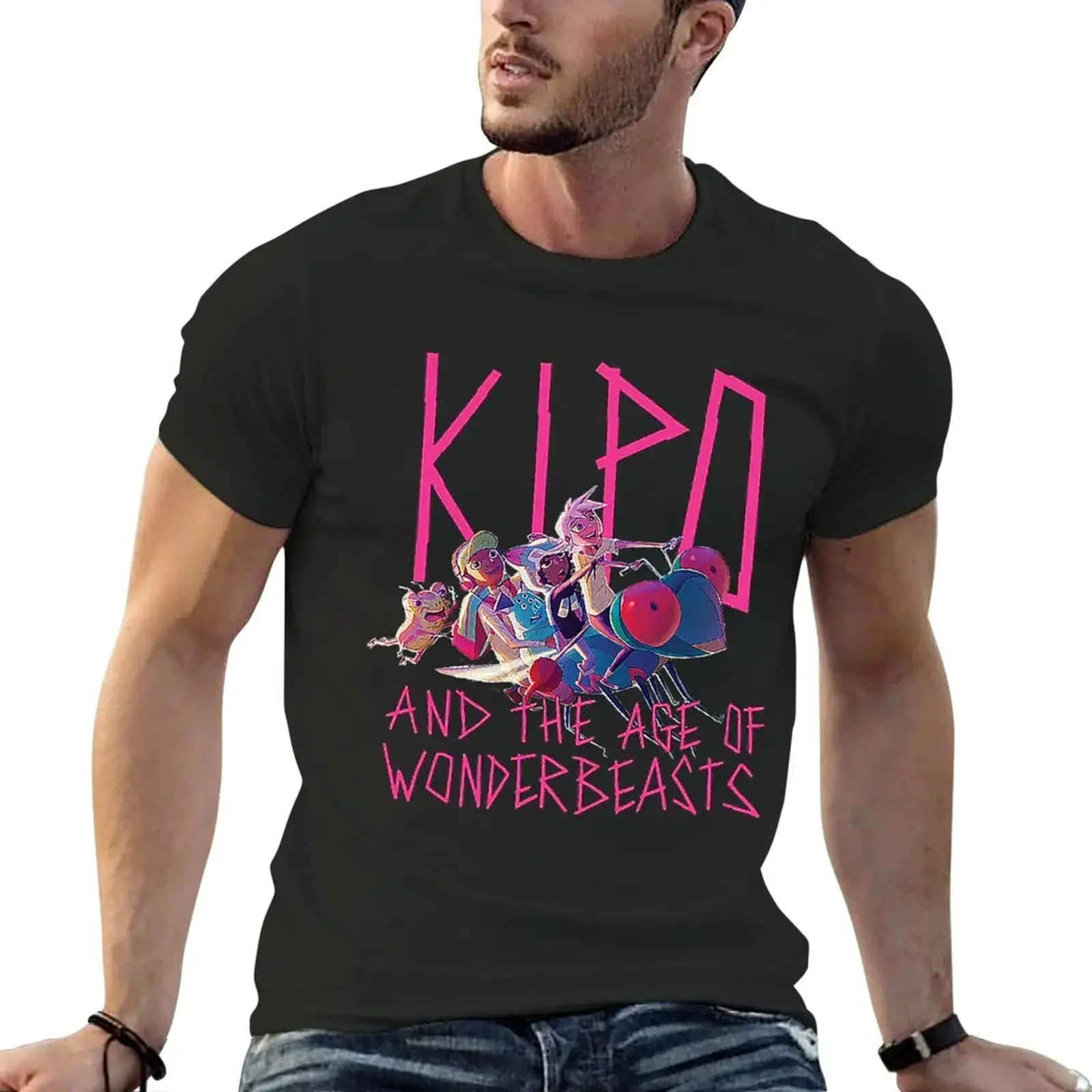 Kipo & The Age of Wonderbeasts Shirt T-Shirt korean fashion Short sleeve tee Men's t-shirt