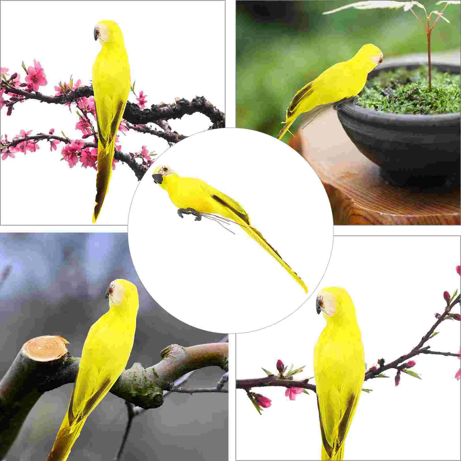 Simulation Parrot Bird Model Animal Craft Decor Outdoor Artificial Garden