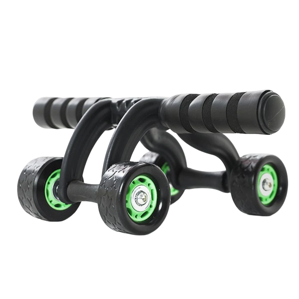 

Four Wheeled Abdominal Wheel Ab Roller Non-slip Arm Waist Exercise Core Workout Muscles Training Body Building Fitness Equipment