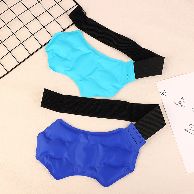 แพ็คน้ำแข็งรัดข้อเท้าสำหรับการบาดเจ็บร้อนเย็นข้อเท้าห่อหุ้มน้ำแข็งบำบัดข้อเท้าแบบใช้ซ้ำได้บรรเทาอาการปวดแพลง