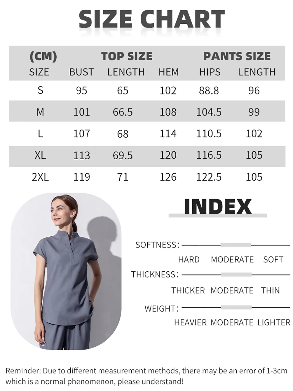 Scrubs Set for Women Pet Hospital Uniform Set Scrub Suits Solid Color Unisex Surgical Gown Pocket V-neck Joggers Wholesale Price